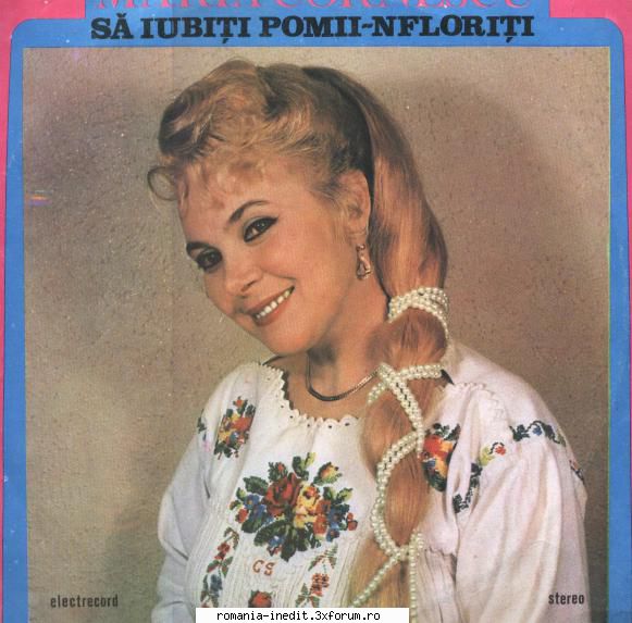 Discuri vinil cu muzica populara - Raritati - Maria Cornescu Sa I - Muzica populara romaneasca - Romanian folk
