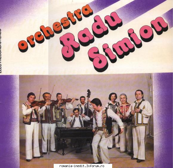 Discuri vinil cu muzica populara - Raritati - Orchestra Radu Simi - Muzica populara romaneasca - Romanian folk