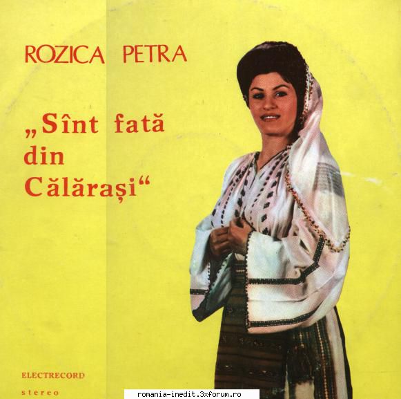 Discuri vinil cu muzica populara - Raritati - Rozica Petre Rozica - Muzica populara romaneasca - Romanian folk