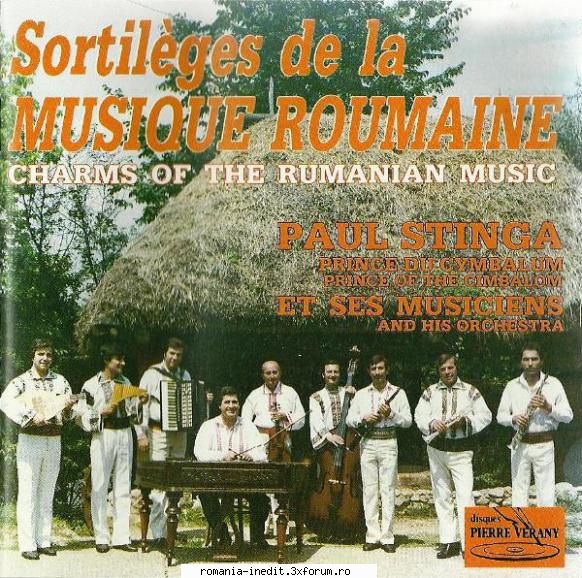Discuri vinil cu muzica populara - Raritati - Paul Stinga et ses - Muzica populara romaneasca - Romanian folk