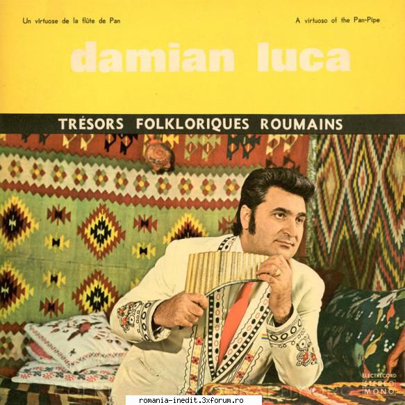 Discuri vinil cu muzica populara - Raritati - Damian Luca - A vir - Muzica populara romaneasca - Romanian folk