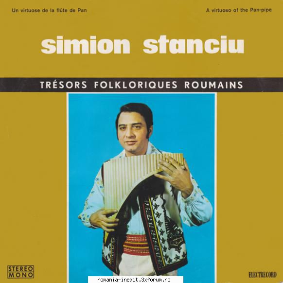 Discuri vinil cu muzica populara - Raritati - Simion Stanciu - A - Muzica populara romaneasca - Romanian folk