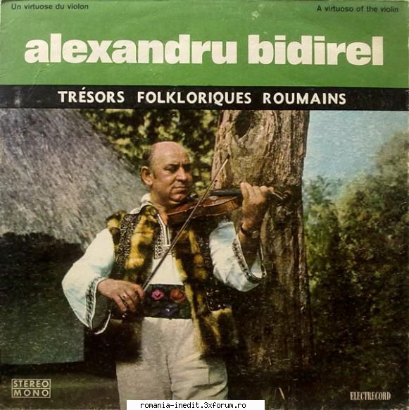 Discuri vinil cu muzica populara - Raritati - Alexandru Bidirel-v - Muzica populara romaneasca - Romanian folk
