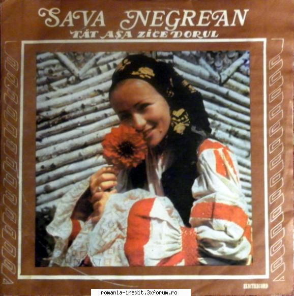 Discuri vinil cu muzica populara - Raritati - Sava Negrean - Tat - Muzica populara romaneasca - Romanian folk