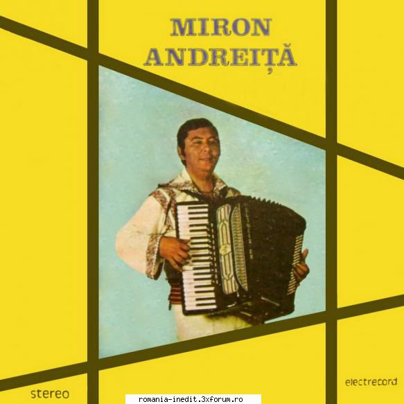 Discuri vinil cu muzica populara - Raritati - Miron Andreita ST-E - Muzica populara romaneasca - Romanian folk