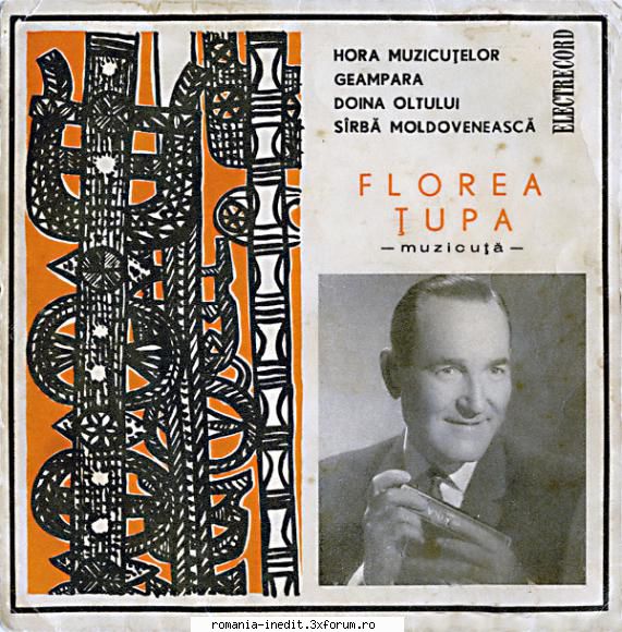 Discuri vinil cu muzica populara - Raritati - Florea Țupa - Muzica populara romaneasca - Romanian folk