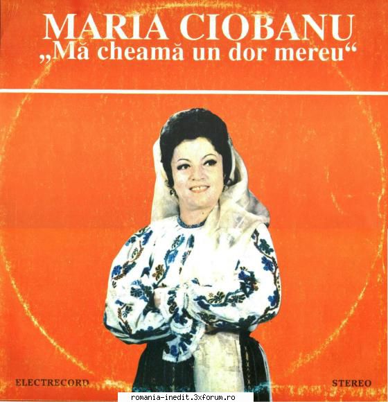 Discuri vinil cu muzica populara - Raritati - Maria Ciobanu - Ma - Muzica populara romaneasca - Romanian folk