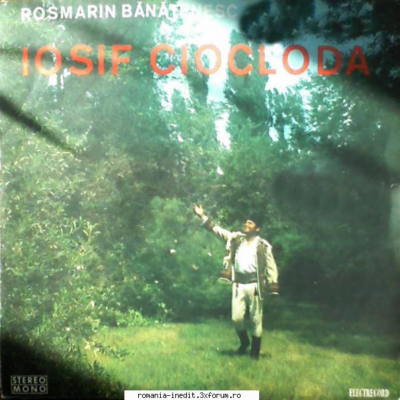 Discuri vinil cu muzica populara - Raritati - Iosif Ciocloda - Ro - Muzica populara romaneasca - Romanian folk