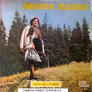 Discuri vinil cu muzica populara - Raritati - Maria Badiu - Fetel - Muzica populara romaneasca - Romanian folk