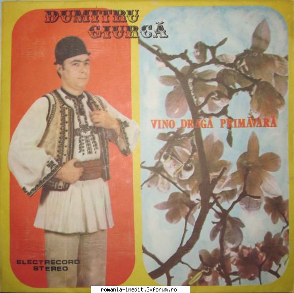 Discuri vinil cu muzica populara - Raritati - Dumitru Giurcă - Muzica populara romaneasca - Romanian folk
