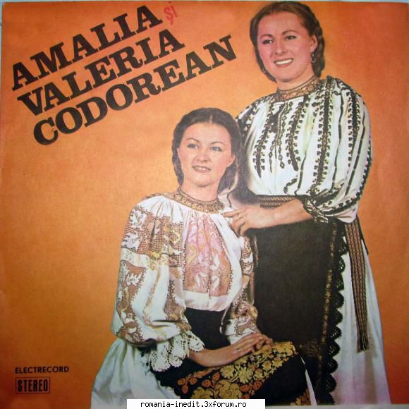 Discuri vinil cu muzica populara - Raritati - Amalia și Vale - Muzica populara romaneasca - Romanian folk