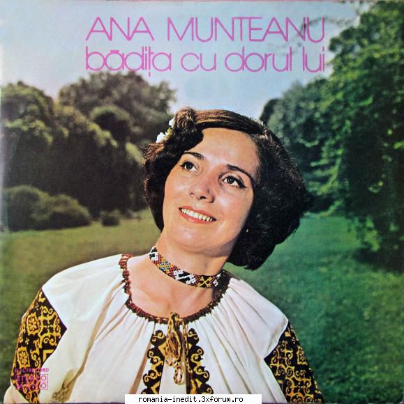 Discuri vinil cu muzica populara - Raritati - Ana Munteanu - Badi - Muzica populara romaneasca - Romanian folk