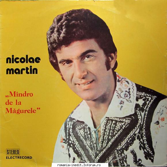 Discuri vinil cu muzica populara - Raritati - Nicolae Martin - M� - Muzica populara romaneasca - Romanian folk