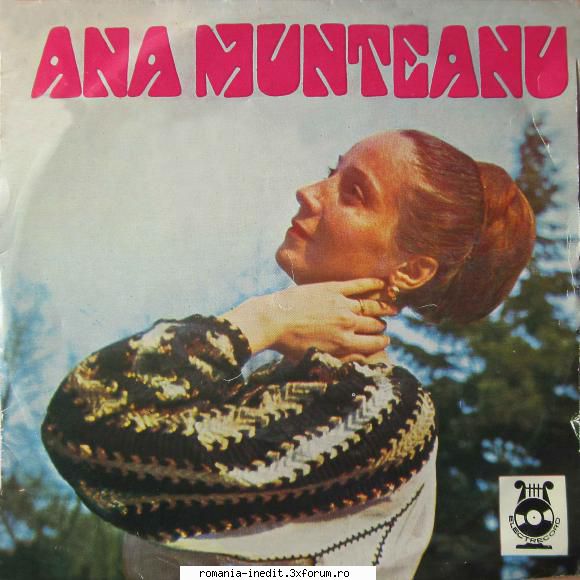 Discuri vinil cu muzica populara - Raritati - Ana Munteanu EPC 10 - Muzica populara romaneasca - Romanian folk