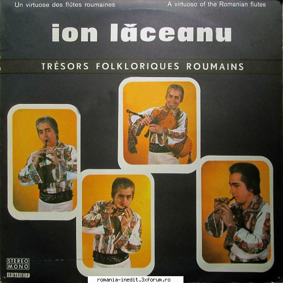 Discuri vinil cu muzica populara - Raritati - Ion Lăceanu ST - Muzica populara romaneasca - Romanian folk