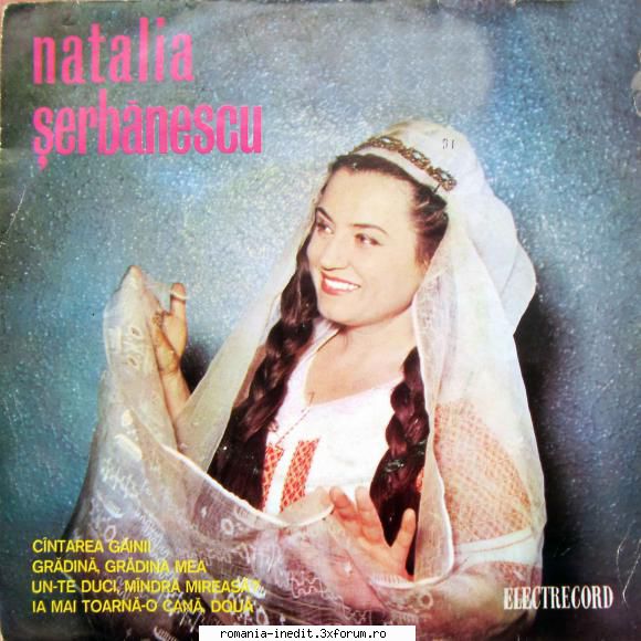 Discuri vinil cu muzica populara - Raritati - Natalia Șerb&# - Muzica populara romaneasca - Romanian folk
