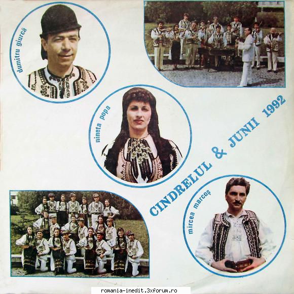 Discuri vinil cu muzica populara - Raritati - Cindrelul & Junii S - Muzica populara romaneasca - Romanian folk