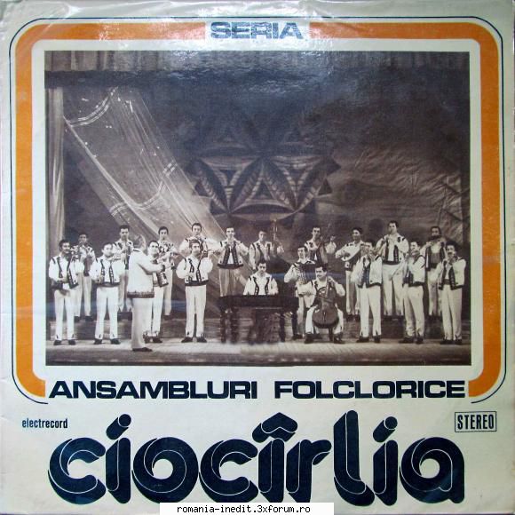 Discuri vinil cu muzica populara - Raritati - Ansamblul folcloric - Muzica populara romaneasca - Romanian folk