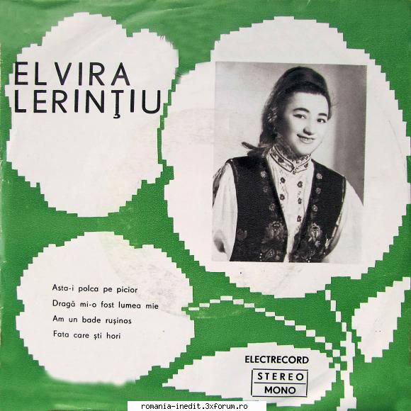 Discuri vinil cu muzica populara - Raritati - Elvira Lerinți - Muzica populara romaneasca - Romanian folk