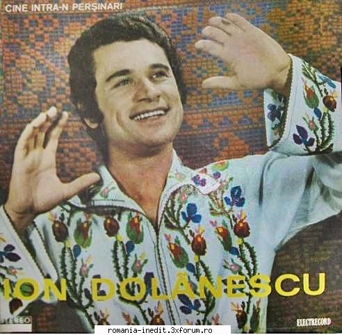 Discuri vinil cu muzica populara - Raritati - ION DOLANESCU - CIN - Muzica populara romaneasca - Romanian folk