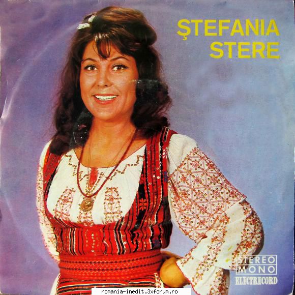 Discuri vinil cu muzica populara - Raritati - Stefania Stere 45-S - Muzica populara romaneasca - Romanian folk