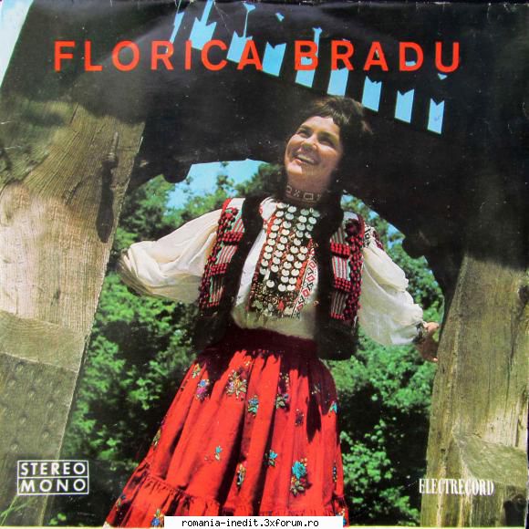 Discuri vinil cu muzica populara - Raritati - Florica Bradu 45-ST - Muzica populara romaneasca - Romanian folk