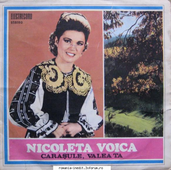 Discuri vinil cu muzica populara - Raritati - Nicoleta Voica R - Muzica populara romaneasca - Romanian folk