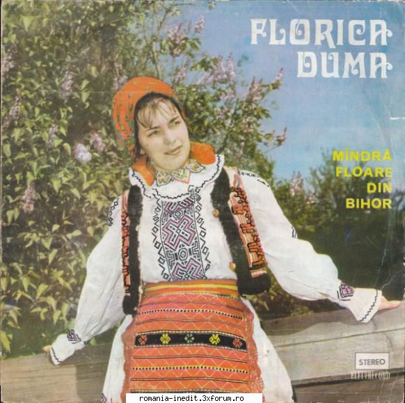 Discuri vinil cu muzica populara - Raritati - Florica Duma ‎ - Muzica populara romaneasca - Romanian folk