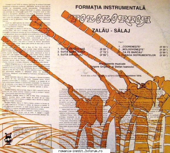 Discuri vinil cu muzica populara - Raritati - FORMATIA INSTRUMENT - Muzica populara romaneasca - Romanian folk
