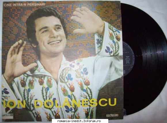 Discuri vinil cu muzica populara - Raritati - Ion Dolanescu - Cin - Muzica populara romaneasca - Romanian folk
