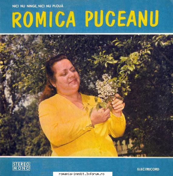 Discuri vinil cu muzica populara - Raritati - Romica Puceanu - Ni - Muzica populara romaneasca - Romanian folk