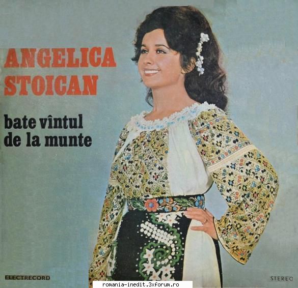 Discuri vinil cu muzica populara - Raritati - ANGELICA STOICAN ST - Muzica populara romaneasca - Romanian folk