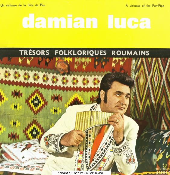 Discuri vinil cu muzica populara - Raritati - Damian Luca � A vir - Muzica populara romaneasca - Romanian folk