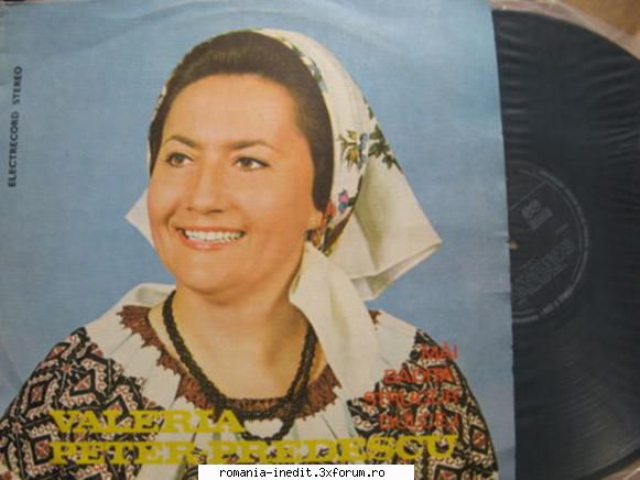 Discuri vinil cu muzica populara - Raritati - Valeria Peter Prede - Muzica populara romaneasca - Romanian folk