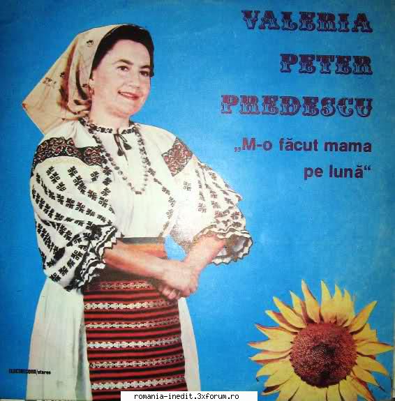 Discuri vinil cu muzica populara - Raritati - Valeria Peter Prede - Muzica populara romaneasca - Romanian folk