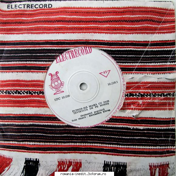 Discuri vinil cu muzica populara - Raritati - Alexandru Țitr - Muzica populara romaneasca - Romanian folk