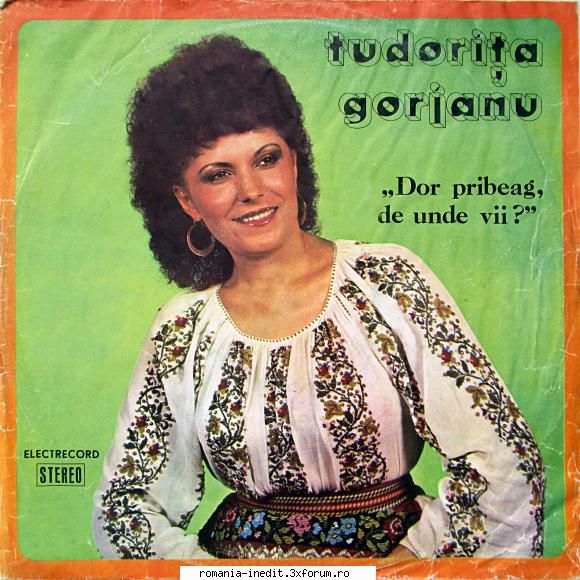 Discuri vinil cu muzica populara - Raritati - Tudorița Gorja - Muzica populara romaneasca - Romanian folk