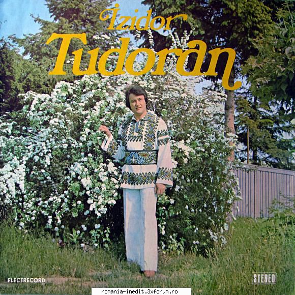 Discuri vinil cu muzica populara - Raritati - Izidor Tudoran ST-E - Muzica populara romaneasca - Romanian folk