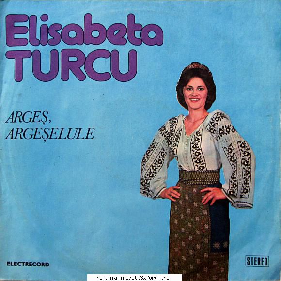 Discuri vinil cu muzica populara - Raritati - Elisabeta Turcu-Arg - Muzica populara romaneasca - Romanian folk