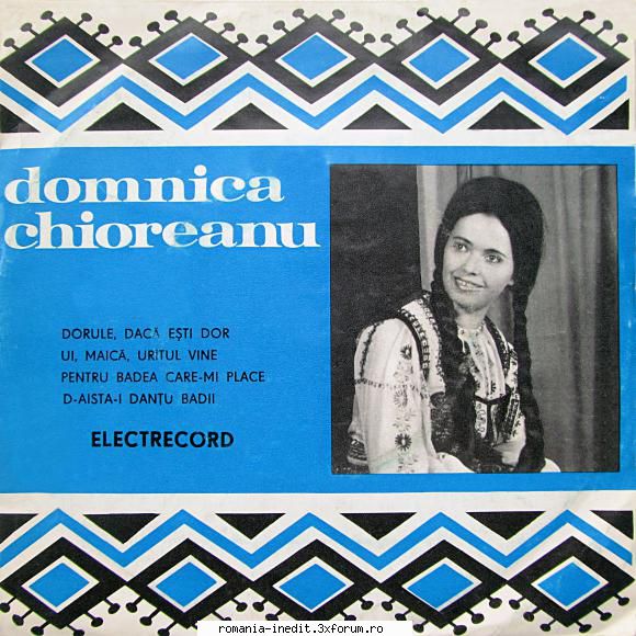 Discuri vinil cu muzica populara - Raritati - Domnica Chioreanu 4 - Muzica populara romaneasca - Romanian folk