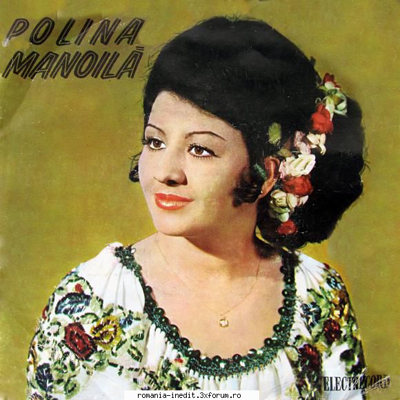 Discuri vinil cu muzica populara - Raritati - Polina Manoilă - Muzica populara romaneasca - Romanian folk