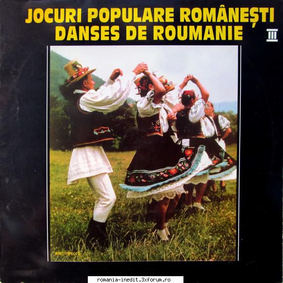 Discuri vinil cu muzica populara - Raritati - Jocuri populare rom - Muzica populara romaneasca - Romanian folk