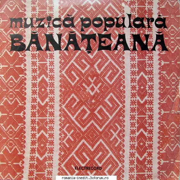 Discuri vinil cu muzica populara - Raritati - Muzica populara ban - Muzica populara romaneasca - Romanian folk