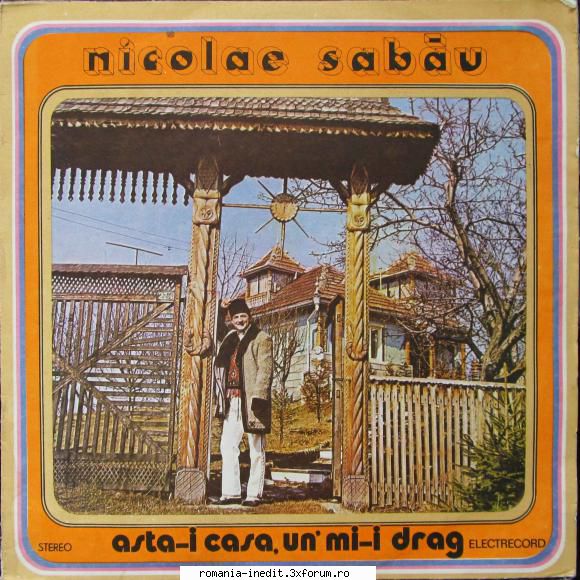 Discuri vinil cu muzica populara - Raritati - Nicolae Sabau - Ast - Muzica populara romaneasca - Romanian folk