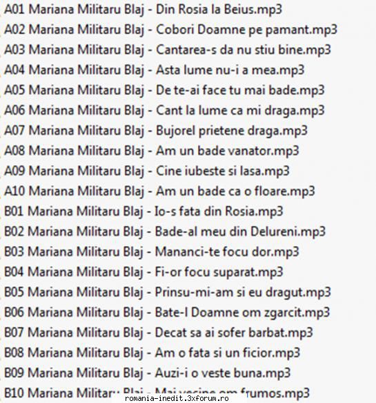 Discuri vinil cu muzica populara - Raritati - Mariana Militaru Bl - Muzica populara romaneasca - Romanian folk