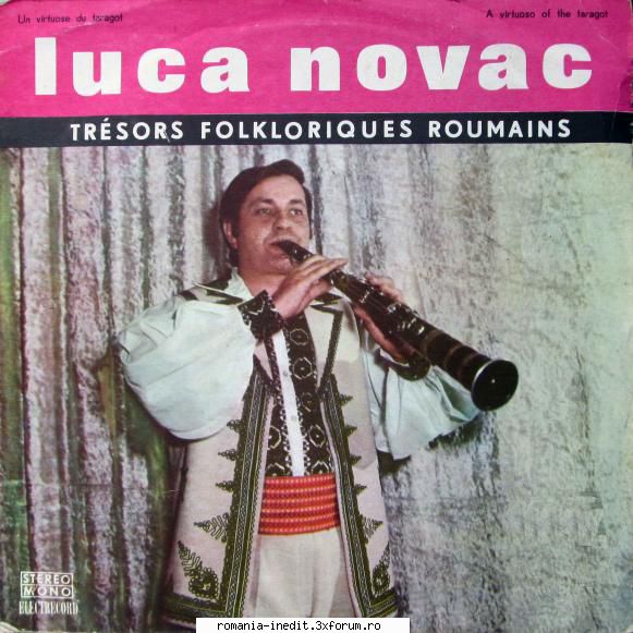 Discuri vinil cu muzica populara - Raritati - Luca Novac STM EPE - Muzica populara romaneasca - Romanian folk