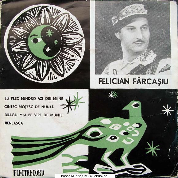 Discuri vinil cu muzica populara - Raritati - Felician Farcasiu E - Muzica populara romaneasca - Romanian folk