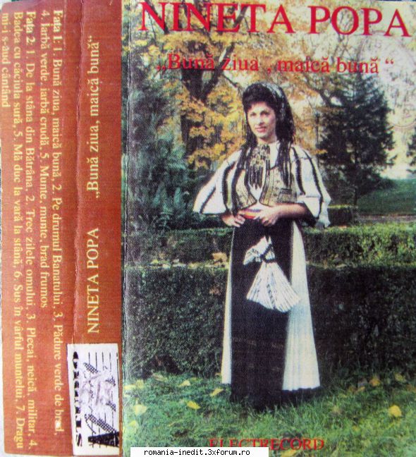Discuri vinil cu muzica populara - Raritati - Nineta Popa - Buna - Muzica populara romaneasca - Romanian folk