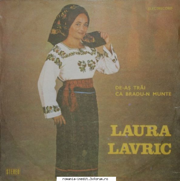Discuri vinil cu muzica populara - Raritati - Laura Lavric De-as - Muzica populara romaneasca - Romanian folk