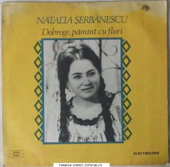 Discuri vinil cu muzica populara - Raritati - Natalia Serbanescu - Muzica populara romaneasca - Romanian folk